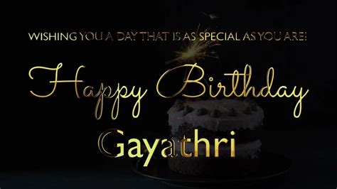 Happy Birthday Gayathri Youtube