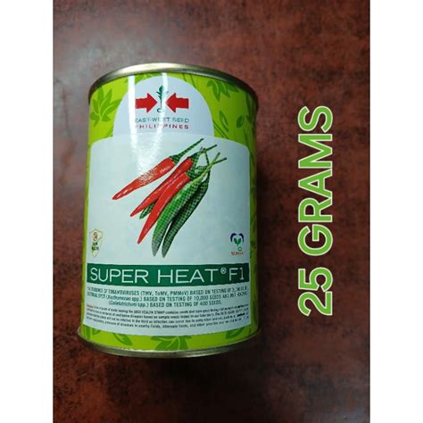 Super Heat F Grams Hot Pepper Siling Labuyo Seeds By East West Seed Shopee Philippines