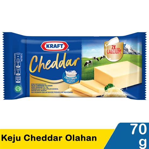 Kraft Keju Cheddar Olahan Pck G Klikindomaret