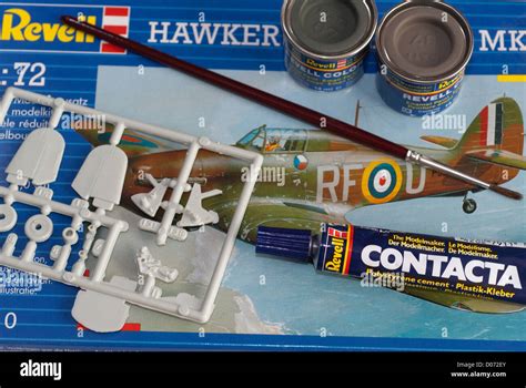 Revell Hawker Hurricane Model Kit Stock Photo Alamy