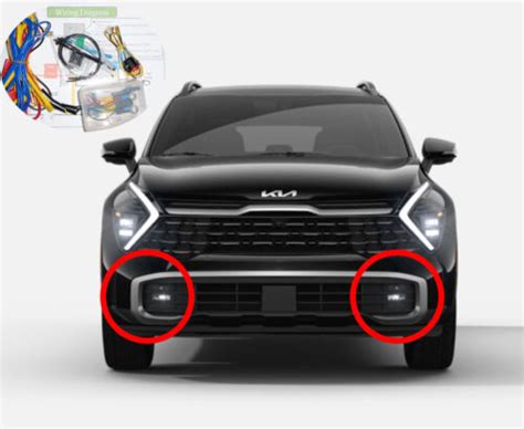 Genuine Oem Led Fog Lamp Light Complete Kit For Kia Sportage X