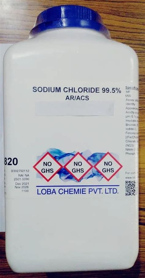 Sodium Chloride Salt At Rs Tonne Lab Chemicals In Thane