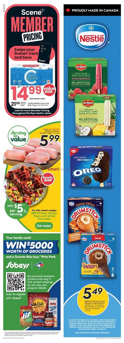 Sobeys Atlantic Flyer July 27 To August 2