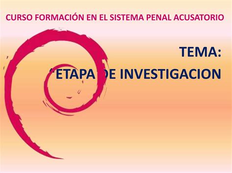 Etapa De Investigaci N Ppt