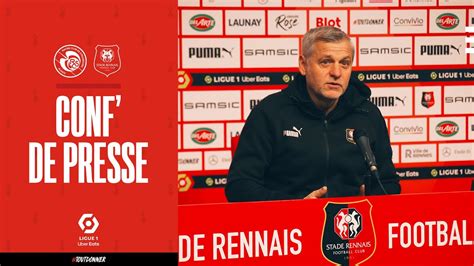 J21 Stade Rennais F C Strasbourg Conférence de presse d avant