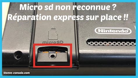 R Paration Port Lecteur Micro Sd Switch Paris