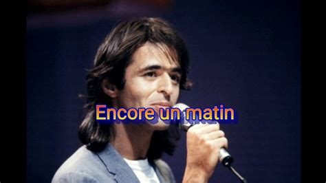 Jean Jacques Goldman Encore Un Matin Karaoke KaraokeGoldman YouTube