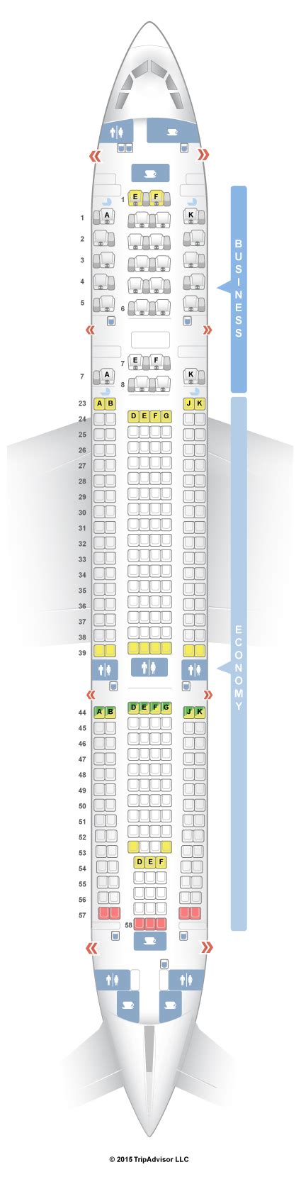 Qantas Airbus A380 Seating Chart