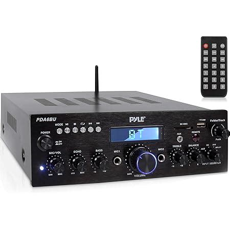 Pyle Wireless Bluetooth Power Amplifier System W Dual Channel