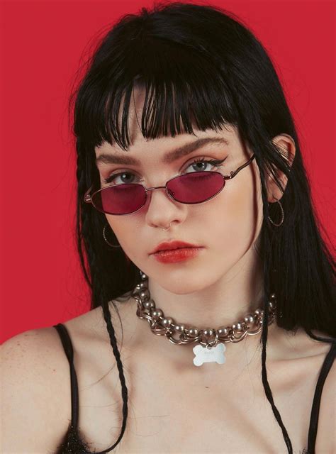 Fever Sunglasses Aesthetic Girl Metal Sunglasses Glasses Fashion