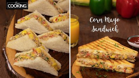 Corn Mayo Sandwich Corn Cheese Sandwich Bread Recipe Sandwich