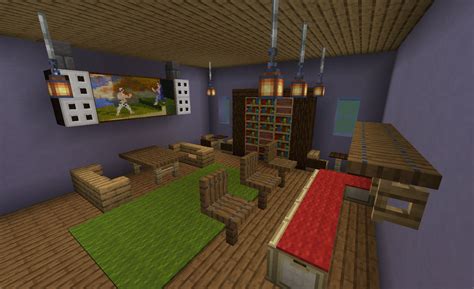 Cafe Interior : r/Minecraft