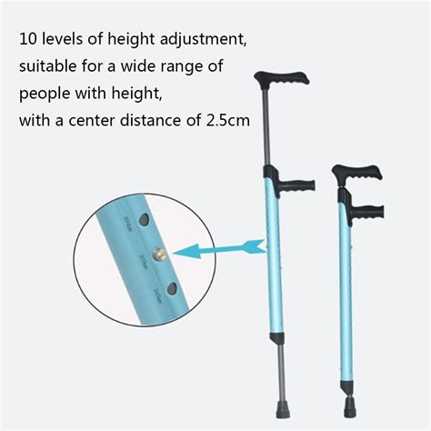 Buy Crutches For Adults Ergonomic Underarm Crutches Adjustable Height