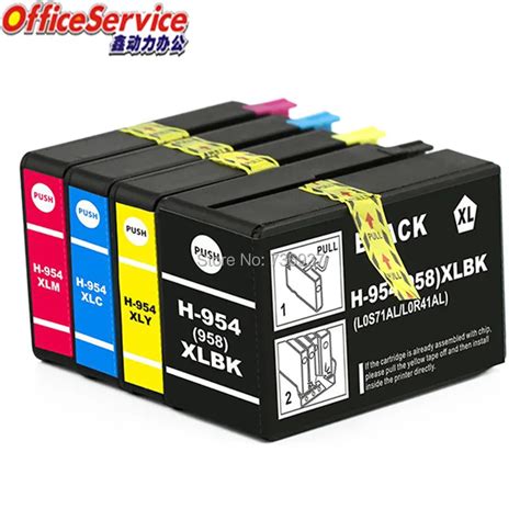 Compatible Ink Cartridge For Hp954 954xl Suit For Officejet Pro 7740 8210 8710 8715 8716 8720