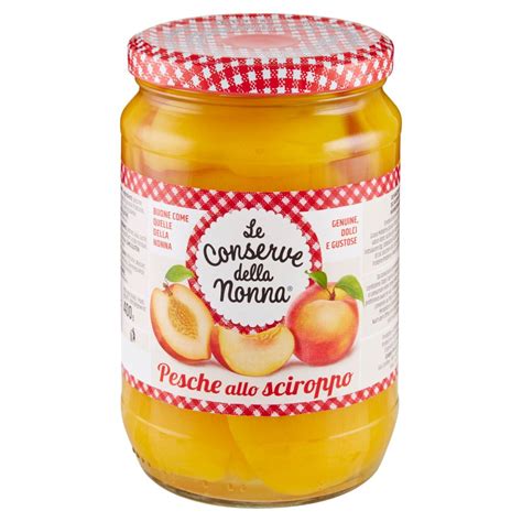 Le Conserve Della Nonna Pesche Allo Sciroppo Everli