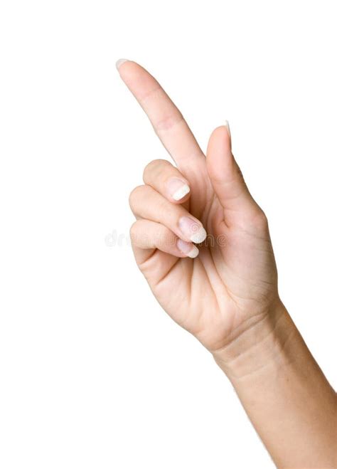 Hand Pointing Up Stock Image Image Of Finger White 11839001