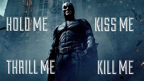 U2 Hold Me Thrill Me Kiss Me Kill Me Video Featuring The Dark Knight