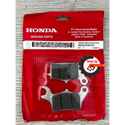 KVB KVY FRONT Brake Pad For Honda Beat Carb FI V1 V2 Scoopy Airblade