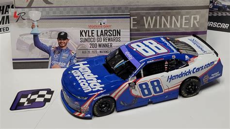 Kyle Larson 2022 Watkins Glen Xfinity Series Win 124 Nascar Diecast