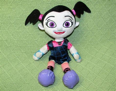 DISNEY JUNIOR VAMPIRINA VEE PLUSH DOLL 10" STUFFED CHARACTER DOLL WEB DRESS TOY