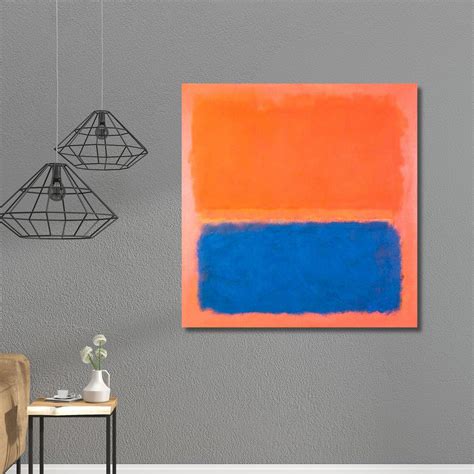 Mark Rothko Canvas Mark Rothko Wall Art Rothko Abstract Rothko