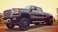 GMC Denali HD Dual Rear Wheel Maverick Dually Front D538 8 Lug