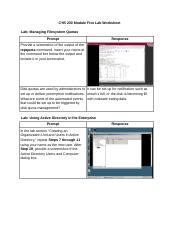 Cyb Module Five Lab Worksheet Docx Cyb Module Five Lab