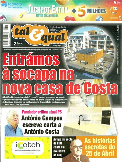 Capa Jornal Tal Qual Abril Capasjornais Pt