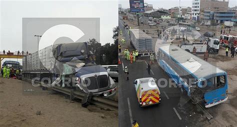 Se Reporta Un Triple Choque En San Juan De Miraflores Video Edicion