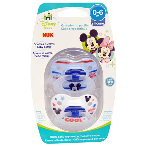 Nuk Disney Baby Mickey Mouse Orthodontic Pacifier Months