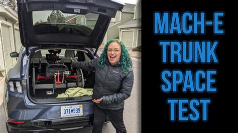 Mustang Mach E Trunk Space Test YouTube