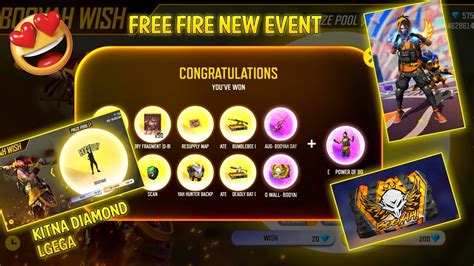 Booyah Wish Free Fire New Event Free Fire Booyah Wish Event Gloo Wall