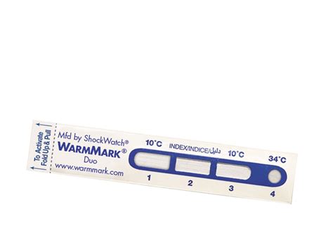 Warmmark® Time Temperature Dual Threshold Indicator Loggershop