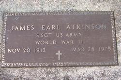 James Earl Atkinson 1912 1975 Mémorial Find a Grave