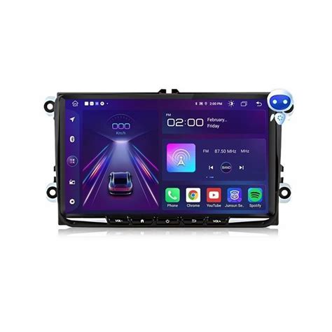 Junsun Autoradio Android 13 4Go 64Go Pour Golf 5 6 VW Passat Polo Seat