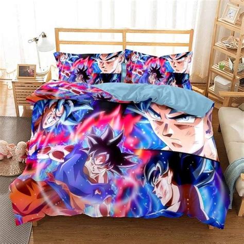 Dbz Son Goku Ultra Instinct Transformation Bedding Set