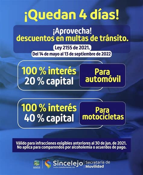 Alcaldía Sincelejo on Twitter Ponte al día con tus multas de tránsito