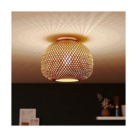 Lampa sufitowa Vanilla bambus E27 Inspire Żyrandole lampy wiszące i