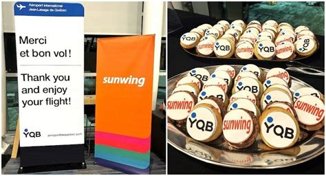 Sunwing Inaugure Son Premier Vol De La Saison Entre Qu Bec Et Cayo