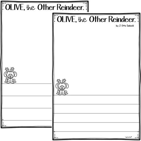 Olive the Other Reindeer Reading Response – Top Teacher