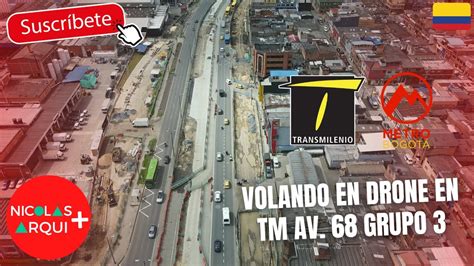 Volando En Drone En Transmilenio Avenida En Bogot Avance De