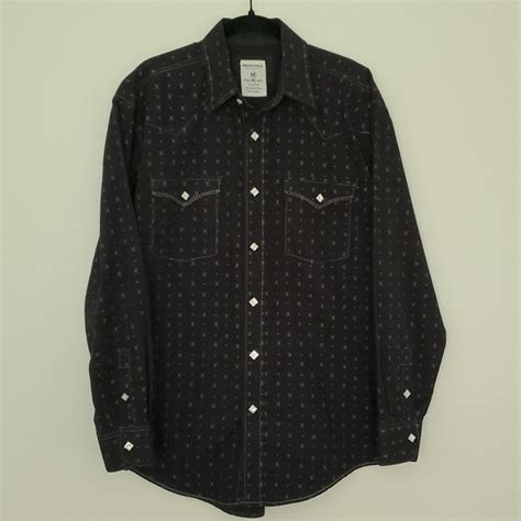 Panhandle Slim Shirts Panhandle Slim Rough Stock Diamond Pearl Snap