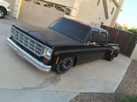 87 Bagged Crew Cab Short Bed Chevy Dually For Sale Chevrolet Ck