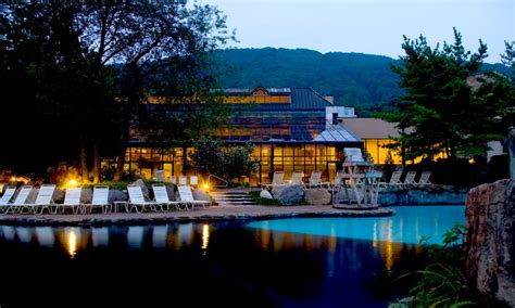 Indoor And Outdoor Pools At Minerals Hotel In New Jersey