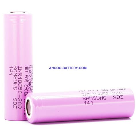 Samsung Inr18650 30q3 3000mah 36v 18650 5c Lithium Ion Battery