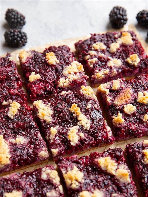 Almond Flour Blackberry Crumb Bars Story The Roasted Root