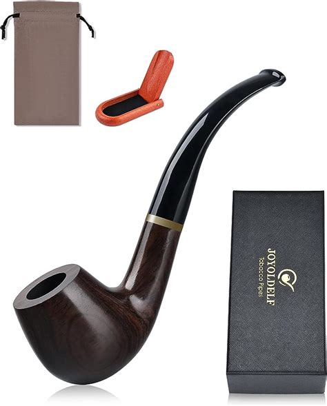 Joyoldelf Pipes Tabac En Poirier Sculpt La Main Avec Support En