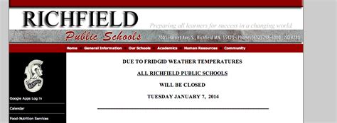 Richfield Public Schools to Remain Closed Tuesday | Richfield, MN Patch