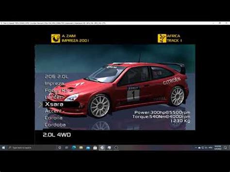 PCSX2 64 Bit Gameplay Test V Rally 3 YouTube