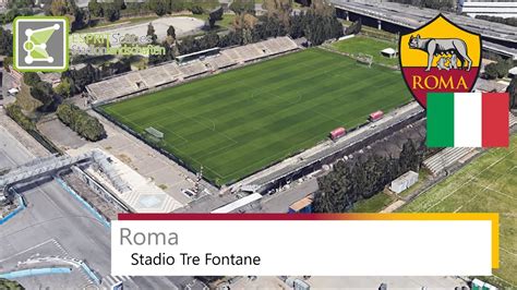 Stadio Tre Fontane As Roma Google Earth Rotation Youtube